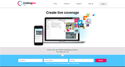 Desktop Screenshot of liveblogpro.com